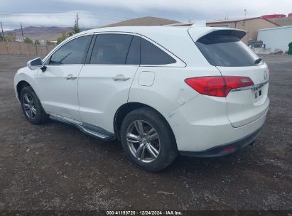 2013 ACURA RDX White  Gasoline 5J8TB4H55DL014786 photo #4