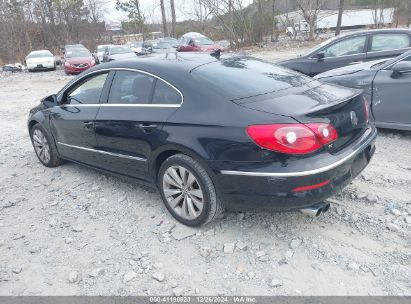 2012 VOLKSWAGEN CC SPORT Black  Gasoline WVWMP7AN1CE537211 photo #4