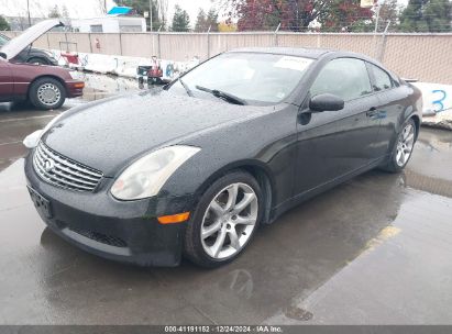 2003 INFINITI G35 BASE W/LEATHER Black  Gasoline JNKCV54E43M222800 photo #3