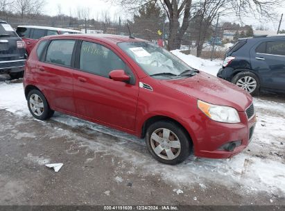 2010 CHEVROLET AVEO LS Red  Gasoline KL1TD6DE5AB113871 photo #1