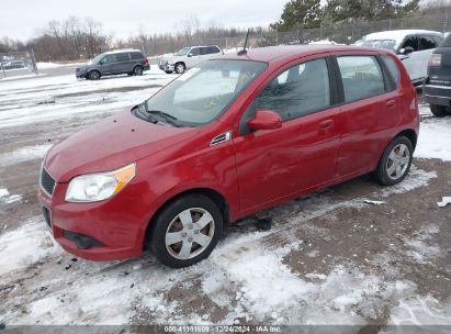 2010 CHEVROLET AVEO LS Red  Gasoline KL1TD6DE5AB113871 photo #3