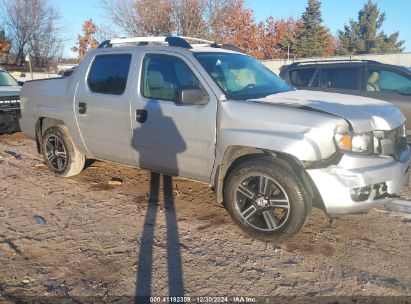 2014 HONDA RIDGELINE SPORT Silver  Gasoline 5FPYK1F71EB005635 photo #1