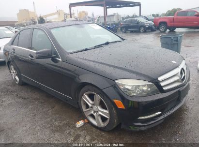 2011 MERCEDES-BENZ C 300 LUXURY/SPORT Black  Gasoline WDDGF5EB3BR153626 photo #1