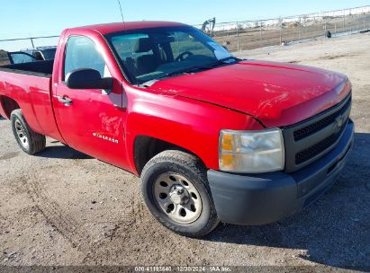 2010 CHEVROLET SILVERADO 1500 WORK TRUCK Red  Flexible Fuel 1GCPCPEA9AZ265478 photo #1