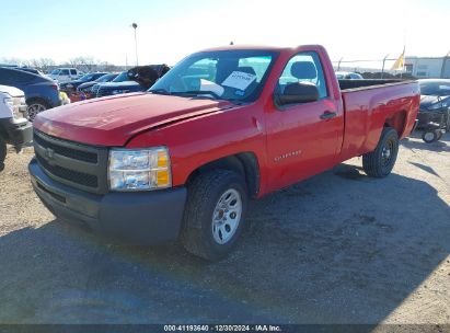 2010 CHEVROLET SILVERADO 1500 WORK TRUCK Red  Flexible Fuel 1GCPCPEA9AZ265478 photo #3