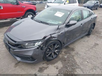 2021 HONDA CIVIC SPORT Gray  Gasoline 19XFC2F83ME004339 photo #3