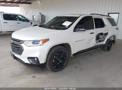 2021 CHEVROLET TRAVERSE FWD PREMIER White  Gasoline 1GNERKKW7MJ243269 photo #3