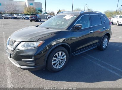 2020 NISSAN ROGUE SV FWD Black  Gasoline JN8AT2MTXLW014327 photo #3