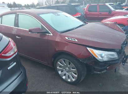 2014 BUICK LACROSSE PREMIUM I GROUP Maroon  Gasoline 1G4GE5G32EF294286 photo #1