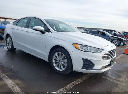 2019 FORD FUSION SE White  Gasoline 3FA6P0HDXKR134925 photo #1