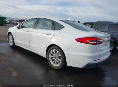 2019 FORD FUSION SE White  Gasoline 3FA6P0HDXKR134925 photo #4