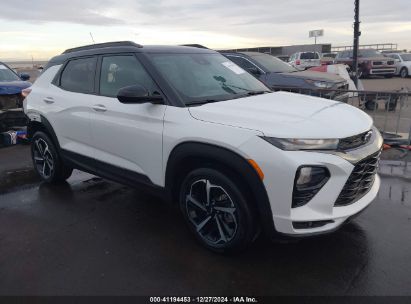 2021 CHEVROLET TRAILBLAZER AWD RS White  Gasoline KL79MUSL6MB068353 photo #1