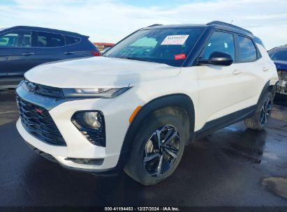 2021 CHEVROLET TRAILBLAZER AWD RS White  Gasoline KL79MUSL6MB068353 photo #3