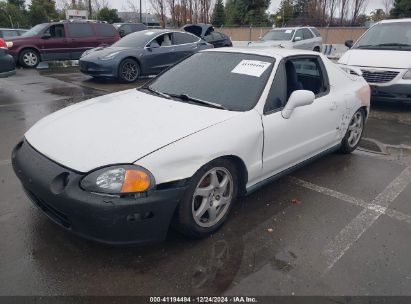 1995 HONDA CIVIC DEL SOL S White  Gasoline JHMEG1246SS000386 photo #3