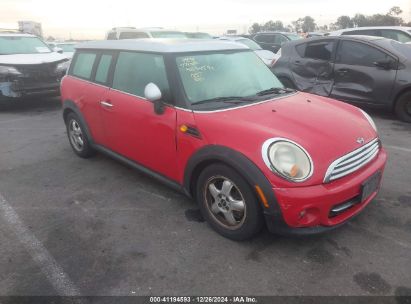 2011 MINI COOPER CLUBMAN Red  Gasoline WMWZF3C5XBT188488 photo #1