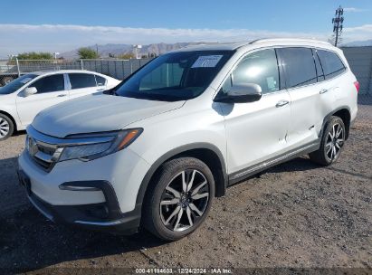 2022 HONDA PILOT AWD TOURING 7 PASSENGER White  Gasoline 5FNYF6H67NB017660 photo #3