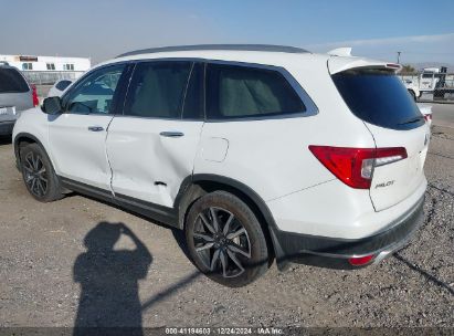 2022 HONDA PILOT AWD TOURING 7 PASSENGER White  Gasoline 5FNYF6H67NB017660 photo #4