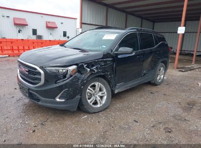 2019 GMC TERRAIN SLE Black  Gasoline 3GKALMEV9KL148276 photo #3