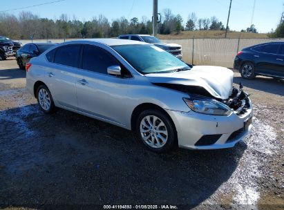 2019 NISSAN SENTRA SV Silver  Gasoline 3N1AB7AP3KY311937 photo #1