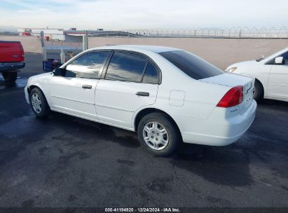 2001 HONDA CIVIC LX White  Gasoline 1HGES16581L025013 photo #4