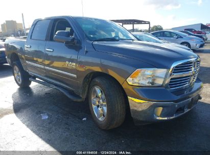 2015 RAM 1500 BIG HORN Gray  Diesel 1C6RR7LM7FS549252 photo #1