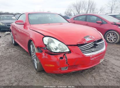 2002 LEXUS SC 430 Red  Gasoline JTHFN48YX20006371 photo #1