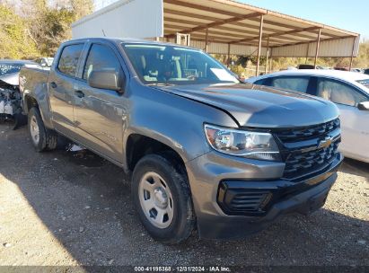 2022 CHEVROLET COLORADO 2WD  SHORT BOX WT Gray  Gasoline 1GCGSBEA9N1314642 photo #1