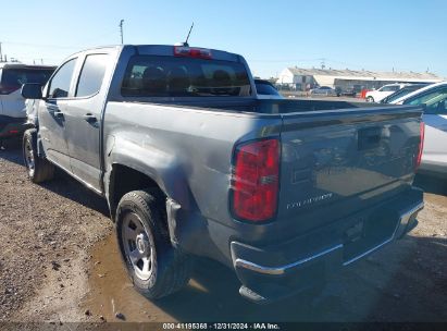 2022 CHEVROLET COLORADO 2WD  SHORT BOX WT Gray  Gasoline 1GCGSBEA9N1314642 photo #4