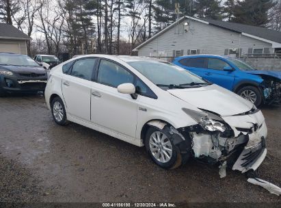 2013 TOYOTA PRIUS PLUG-IN White  Hybrid JTDKN3DP8D3045825 photo #1