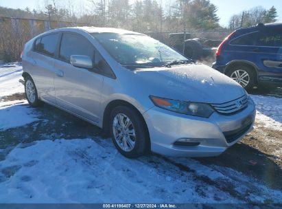 2010 HONDA INSIGHT EX Silver  Hybrid JHMZE2H78AS002041 photo #1