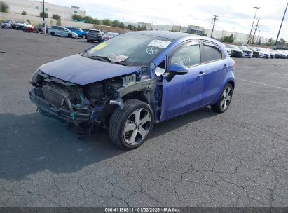 2013 KIA RIO SX Blue  Gasoline KNADN5A34D6214241 photo #3