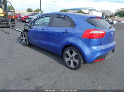 2013 KIA RIO SX Blue  Gasoline KNADN5A34D6214241 photo #4