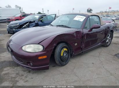 2000 MAZDA MX-5 MIATA LS/SPECIAL EDITION Burgundy  Gasoline JM1NB3532Y0146318 photo #3