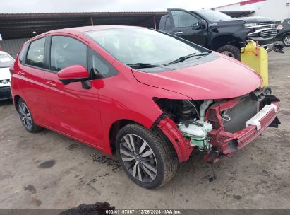 2017 HONDA FIT EX Red  Gasoline JHMGK5H74HS008513 photo #1