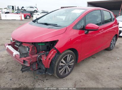 2017 HONDA FIT EX Red  Gasoline JHMGK5H74HS008513 photo #3