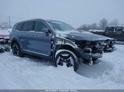 2023 KIA TELLURIDE S Gray  Gasoline 5XYP6DGC3PG325699 photo #1