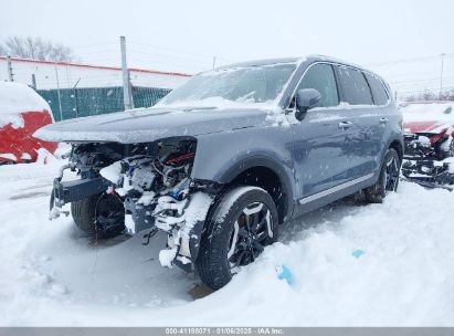 2023 KIA TELLURIDE S Gray  Gasoline 5XYP6DGC3PG325699 photo #3