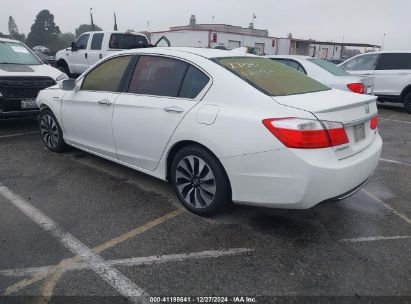 2015 HONDA ACCORD HYBRID TOURING White  Hybrid 1HGCR6F70FA010557 photo #4