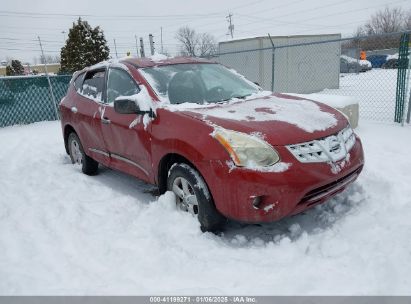 2012 NISSAN ROGUE S Maroon  Gasoline JN8AS5MT8CW299484 photo #1