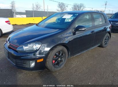 2013 VOLKSWAGEN GTI 4-DOOR Black  Gasoline WVWHD7AJ6DW123859 photo #3