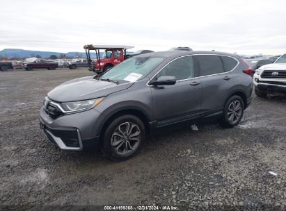 2021 HONDA CR-V AWD EX Gray  Gasoline 2HKRW2H55MH620093 photo #3