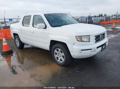 2006 HONDA RIDGELINE RTL White  Gasoline 2HJYK16596H529291 photo #1