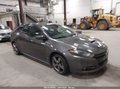 2016 DODGE DART GT Gray  Gasoline 1C3CDFEB4GD577605 photo #1