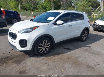 2018 KIA SPORTAGE EX White  Gasoline KNDPN3AC1J7486501 photo #3