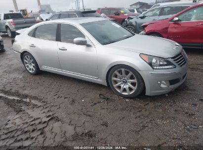 2013 HYUNDAI EQUUS SIGNATURE Silver  Gasoline KMHGH4JH4DU067794 photo #1