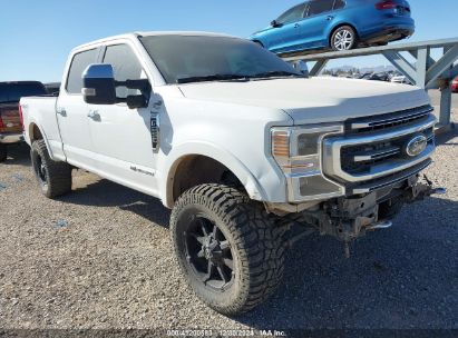 2020 FORD F-250 PLATINUM White  Diesel 1FT8W2BT9LEE26300 photo #1