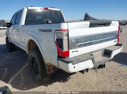 2020 FORD F-250 PLATINUM White  Diesel 1FT8W2BT9LEE26300 photo #4