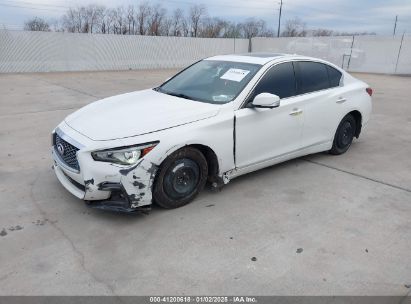 2021 INFINITI Q50 SENSORY White  Gasoline JN1EV7CP7MM701533 photo #3