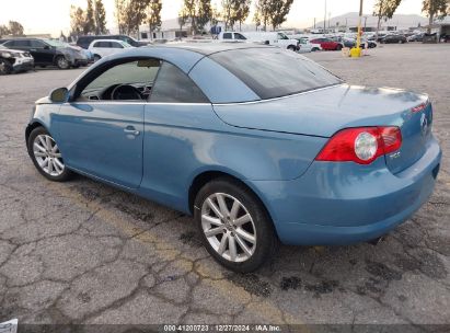 2008 VOLKSWAGEN EOS KOMFORT/TURBO Light Blue  Gasoline WVWBA71F48V029131 photo #4