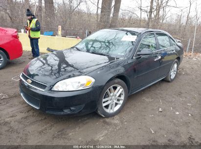 2014 CHEVROLET IMPALA LIMITED LTZ Black  Gasoline 2G1WC5E38E1139489 photo #3